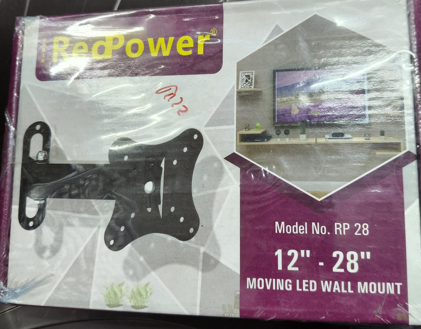 12”-28” Moving led wall mount Stand