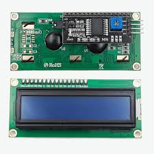 16×2 LCD Display With I2C/IIC interface – Green LCD – 3.3V Input Supply