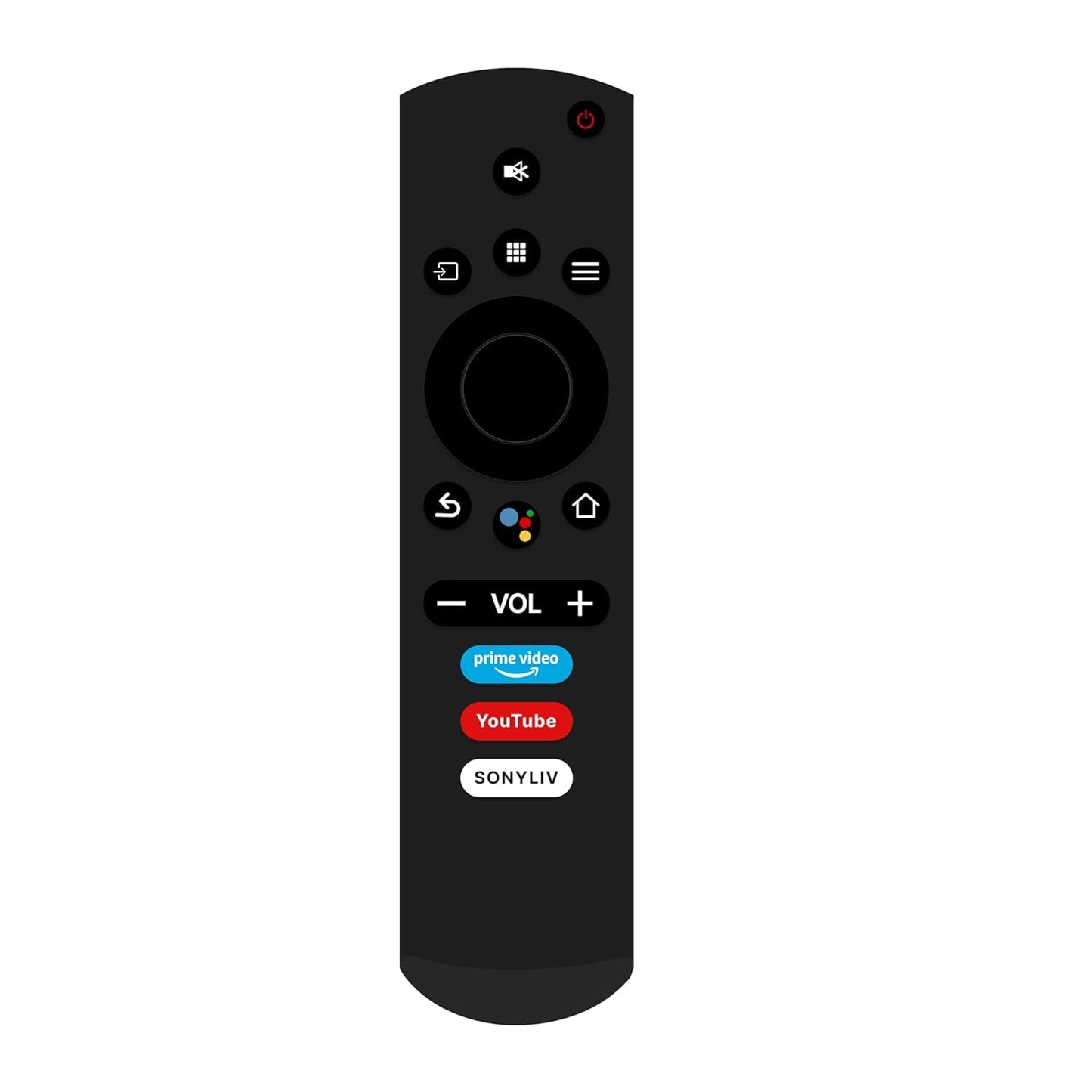 Voice Assistant Remote Control Compatible for Thomson Smart LED TV Replacement for Thomson tv Remote (Black) (with Voice)