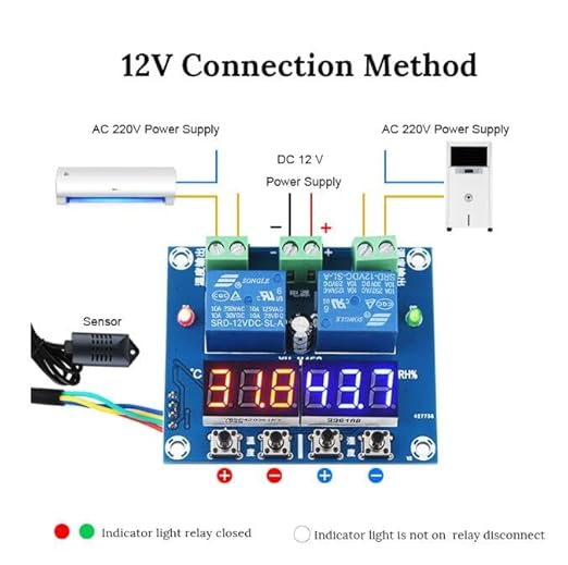 XH-M452 Temperature and Humidity Controller Module