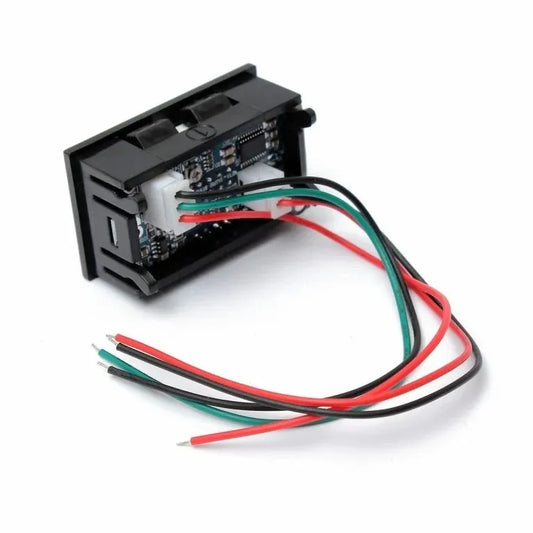 Digital Voltmeter (0-100V) and Ammeter (10A) Dual LED Voltage Current Measurement Module