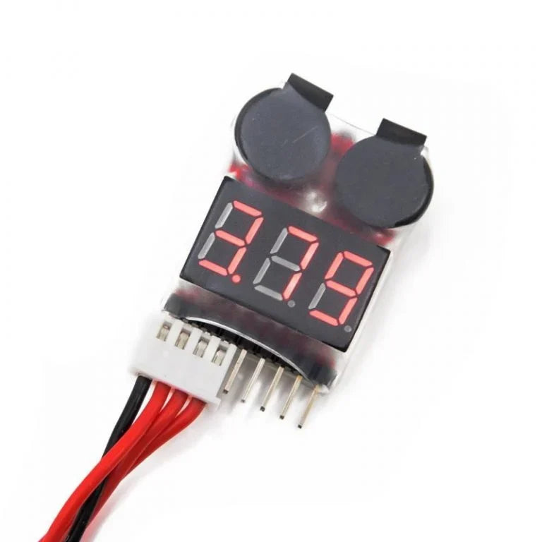 Lipo Voltage Checker 1S-8S with Buzzer Alarm