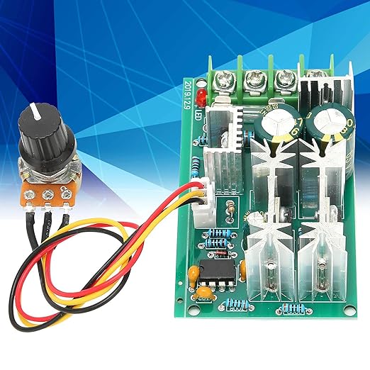 Motor Speed Controller, Motor Speed Switch PMW Switch Control Module Motor Controller DC 10V‑60V 20A for Motor Speed for Motor Speed Control