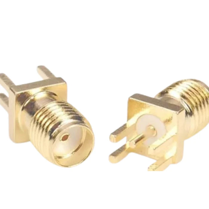 SMA Connector Female Straight Edge Mount For 1.6mm PCB