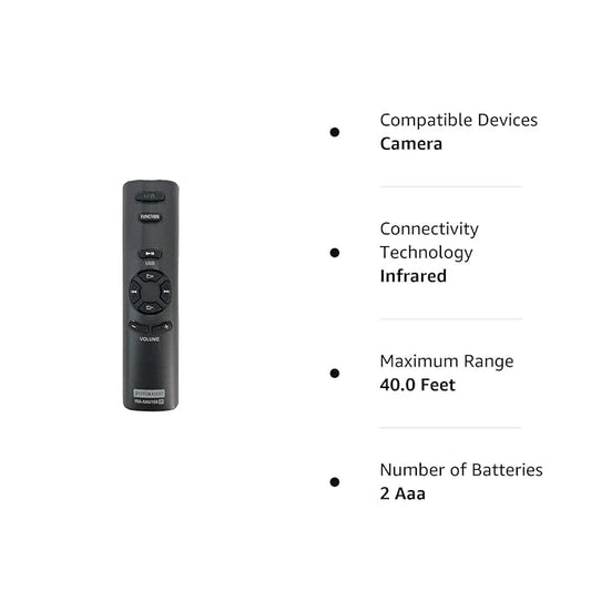 RM-ANU-156 Remote Compatible with Sony Home Theatre Multimedia System Remote Controller (Black)