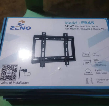 MODEL;FB45 14-45 FLAT PANEL FIXED MOUNT WALL FOR LED,LCD AND PLASMA TVS