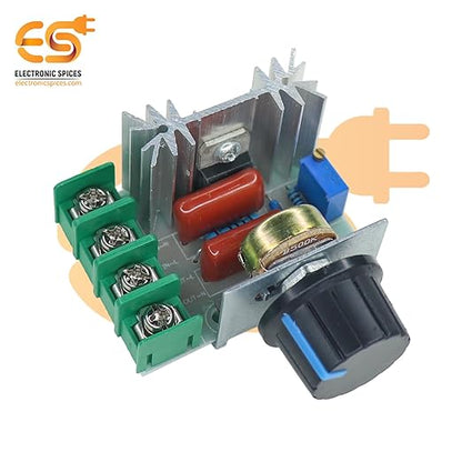 Robocraze 2000W AC 50-220V 25A Adjustable Motor Speed Controller Voltage Regulator PWM