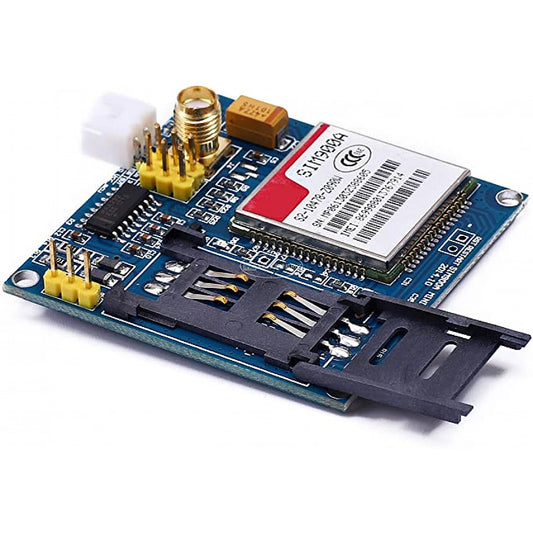 SIM900A V4.0 GSM GPRS Wireless Communication Development Board Kit with TTL Serial Port, Dual Antenna Interface, Voice and Mic Support, Compatible with UNO and Rduino Projects