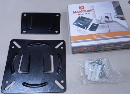 MILD STEEL Black Maxicom M 36 Fixed Wall Mount