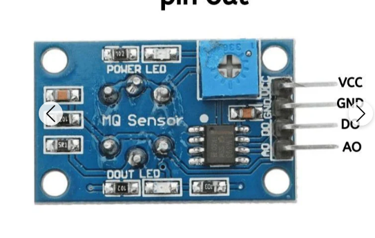 MQ-3 Gas Sensor Module For Benzine, CH4, Hexane, LPG, CO Detector Module