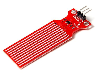 Generic Water Level Sensor Depth of Detection Red Analog Sensor Alarm Wall Mount 5 Volts