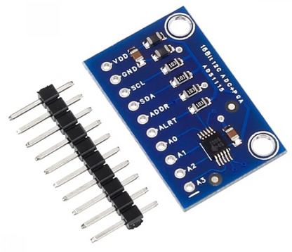16 Bit I2C 4 Channel Module | ADS1115 Programmable Gain Amplifier Module