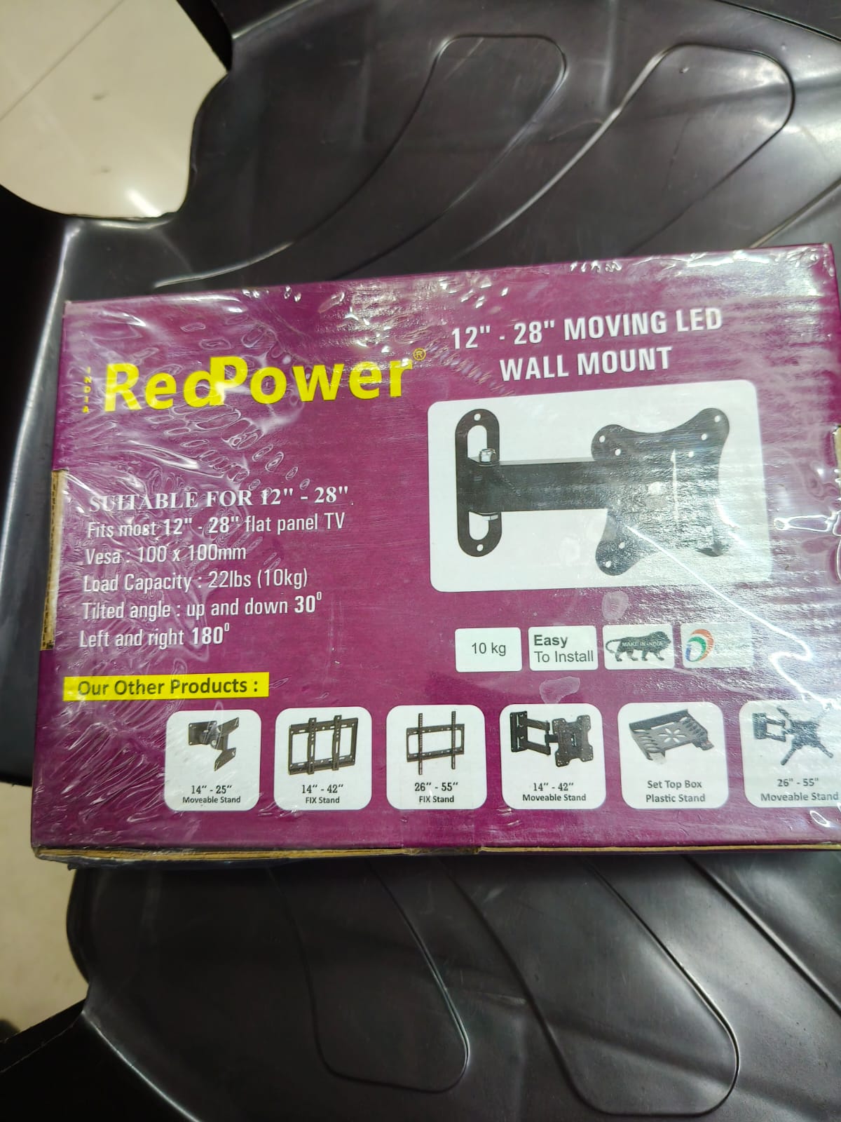 12”-28” Moving led wall mount Stand