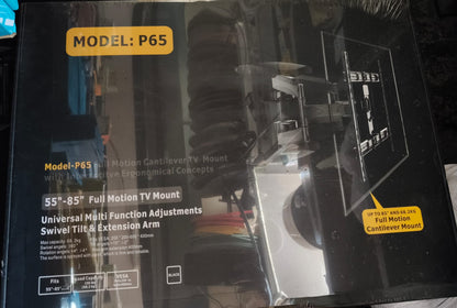 55-85inch TV bracket double arm Full Motion Wall Mount for LCD LED display