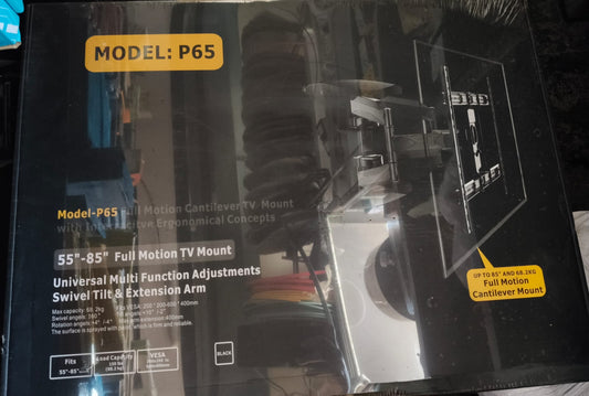 55-85inch TV bracket double arm Full Motion Wall Mount for LCD LED display