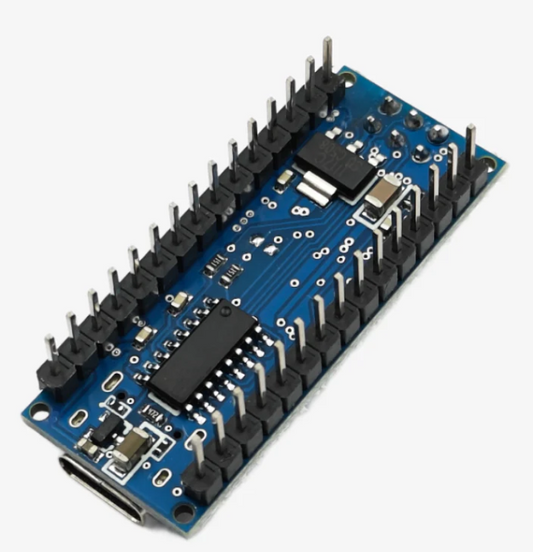 Nano CH340 Chip Board without USB cable compatible with Arduino (Soldered)