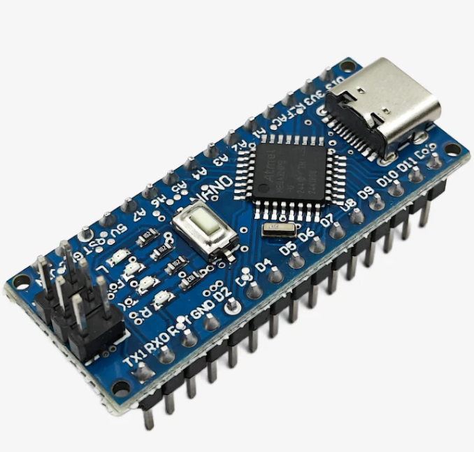 Nano CH340 Chip Board without USB cable compatible with Arduino (Soldered)