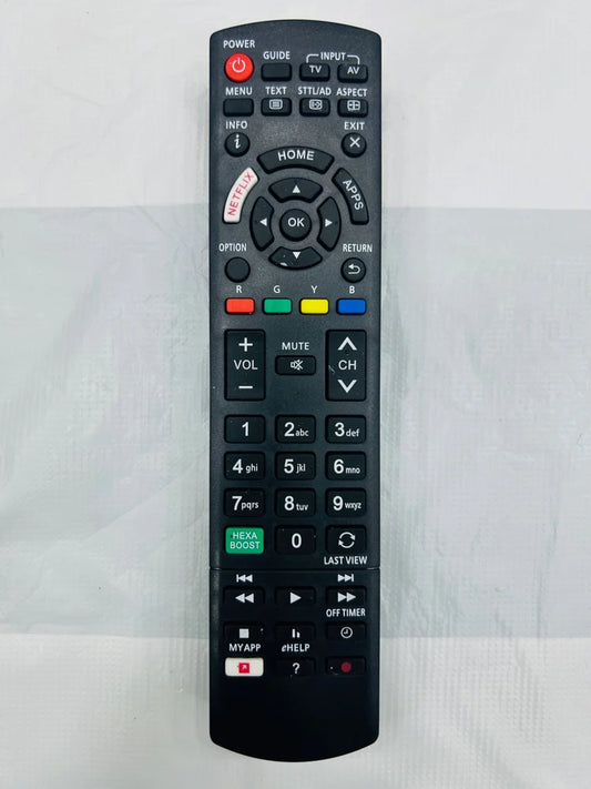 Manual Black RM-L1378 Panasonic LED TV Remote