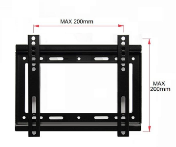 ZENO FB45 17-42 Inch Slim Fixed Tv Wall Mount Vesa Mount for Television Monitor Holder Tv