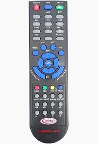 Setup Box Remote Control Compatible for 4000 MCBS Remote Controller (Black)